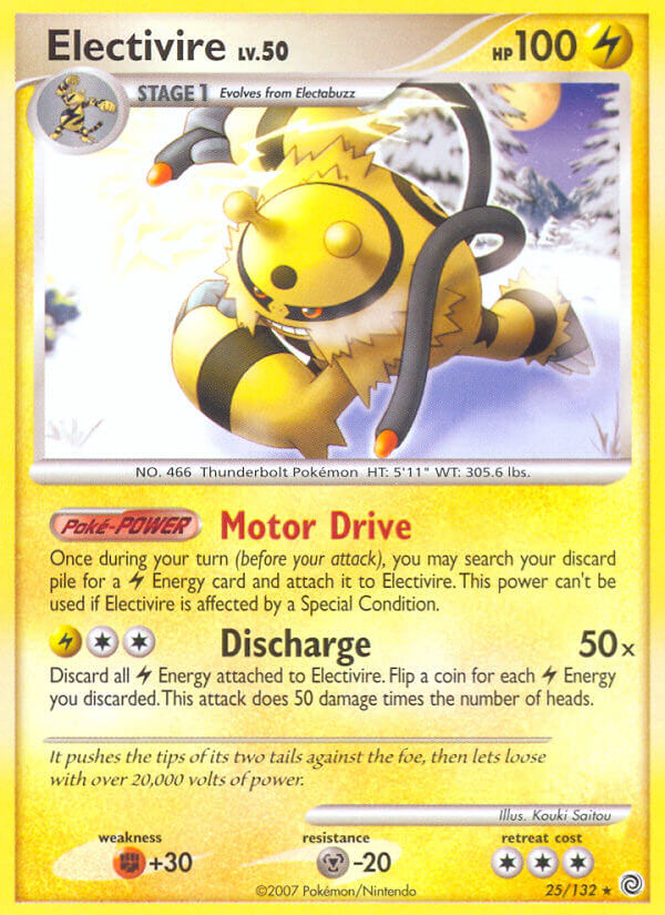 Electivire (25/132) (Theme Deck Exclusive) [Diamond & Pearl: Secret Wonders] - Waypoint Games CA