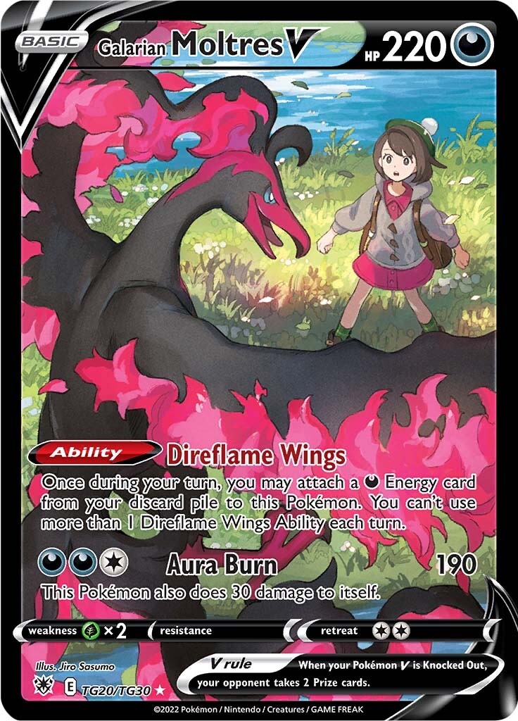Galarian Moltres V (TG20/TG30) [Sword & Shield: Astral Radiance] - Waypoint Games CA