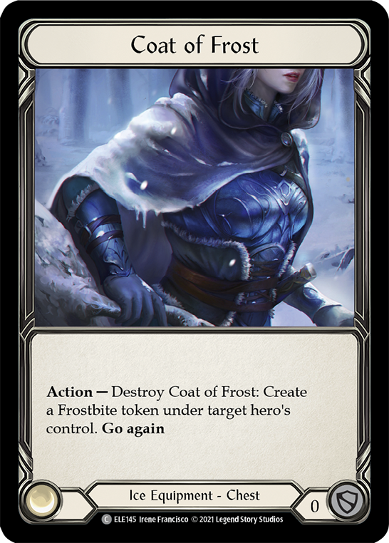 Coat of Frost [ELE145] (Tales of Aria)  1st Edition Cold Foil - Waypoint Games CA