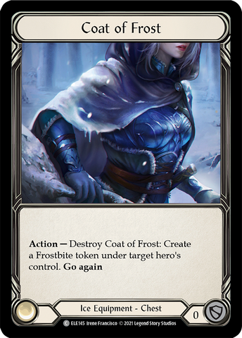 Coat of Frost [ELE145] (Tales of Aria)  1st Edition Cold Foil - Waypoint Games CA