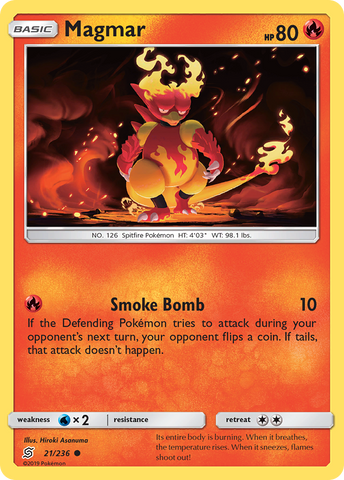 Magmar (21/236) [Sun & Moon: Unified Minds] - Waypoint Games CA