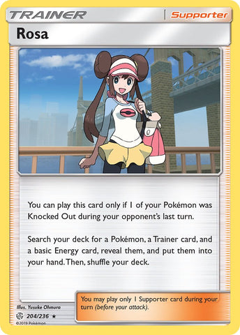 Rosa (204/236) (Theme Deck Exclusive) [Sun & Moon: Cosmic Eclipse] - Waypoint Games CA
