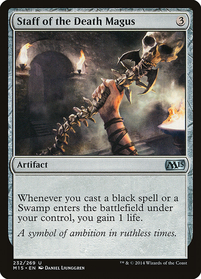 Staff of the Death Magus [Magic 2015] - Waypoint Games CA
