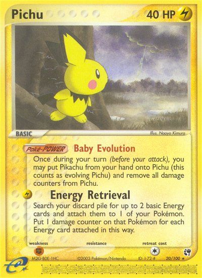 Pichu (20/100) [EX: Sandstorm] - Waypoint Games CA