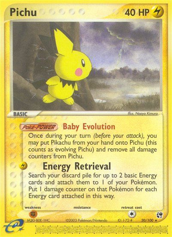 Pichu (20/100) [EX: Sandstorm] - Waypoint Games CA