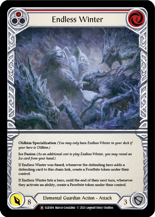 Endless Winter [U-ELE004] (Tales of Aria Unlimited)  Unlimited Normal - Waypoint Games CA