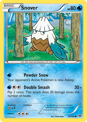 Snover (39/162) [XY: BREAKthrough] - Waypoint Games CA