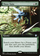 Three Visits (Extended Art) [Commander Legends] - Waypoint Games CA