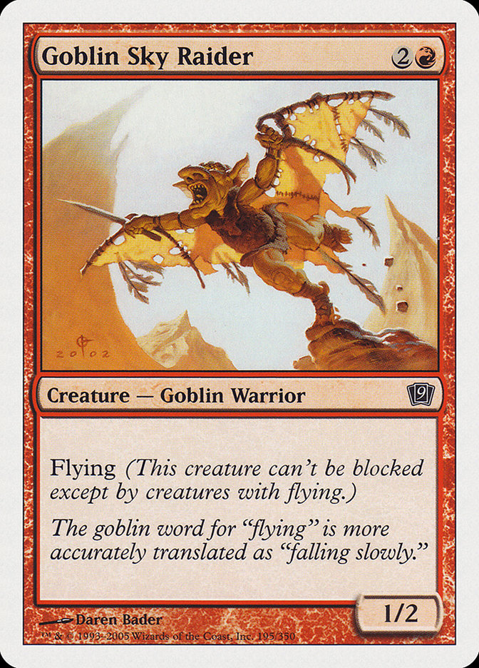 Goblin Sky Raider [Ninth Edition] - Waypoint Games CA
