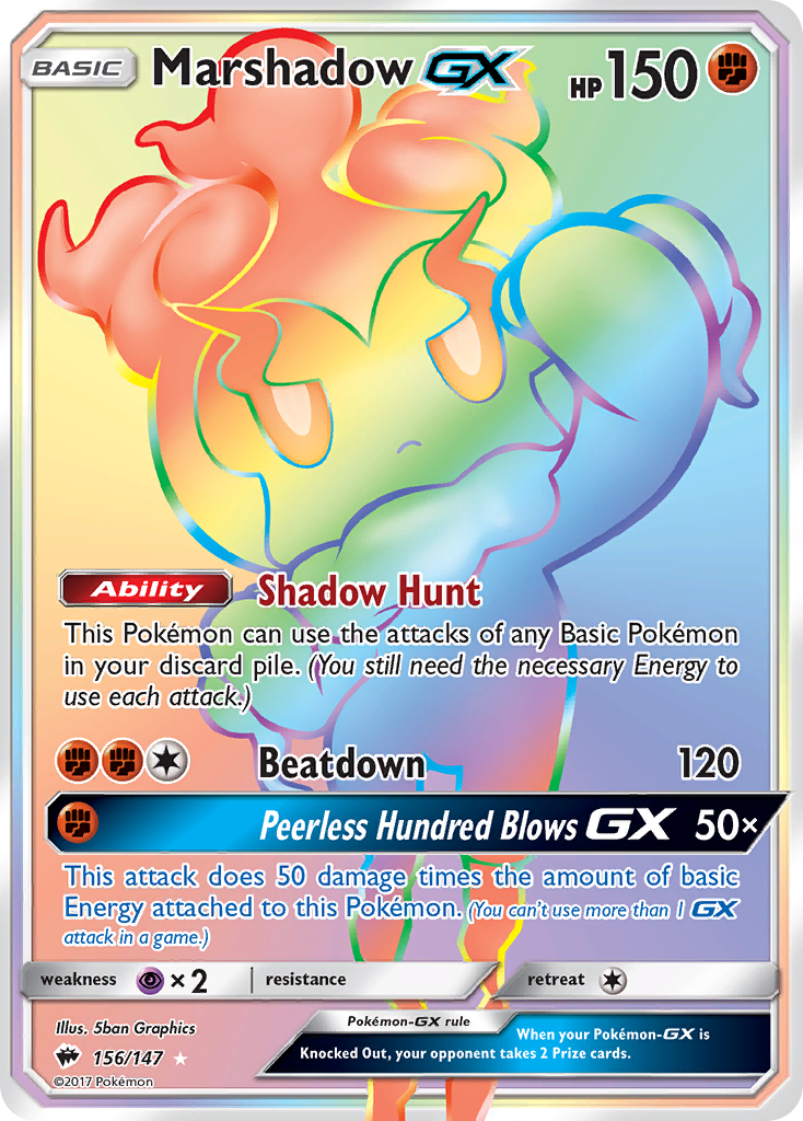 Marshadow GX (156/147) [Sun & Moon: Burning Shadows] - Waypoint Games CA