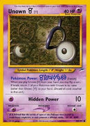 Unown [V] (89/105) [Neo Destiny Unlimited] - Waypoint Games CA