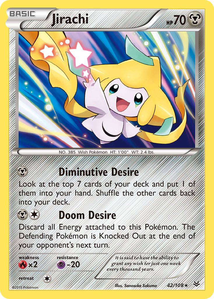Jirachi (42/108) [XY: Roaring Skies] - Waypoint Games CA