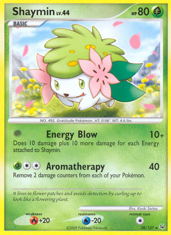 Shaymin (38/127) (Theme Deck Exclusive) [Platinum: Base Set] - Waypoint Games CA