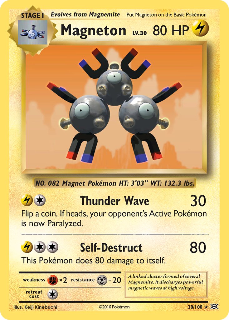 Magneton (38/108) (Theme Deck Exclusive) [XY: Evolutions] - Waypoint Games CA