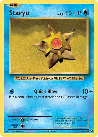 Staryu (30/108) [XY: Evolutions] - Waypoint Games CA