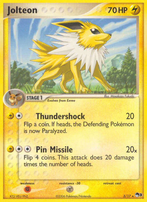 Jolteon (3/17) [POP Series 3] - Waypoint Games CA