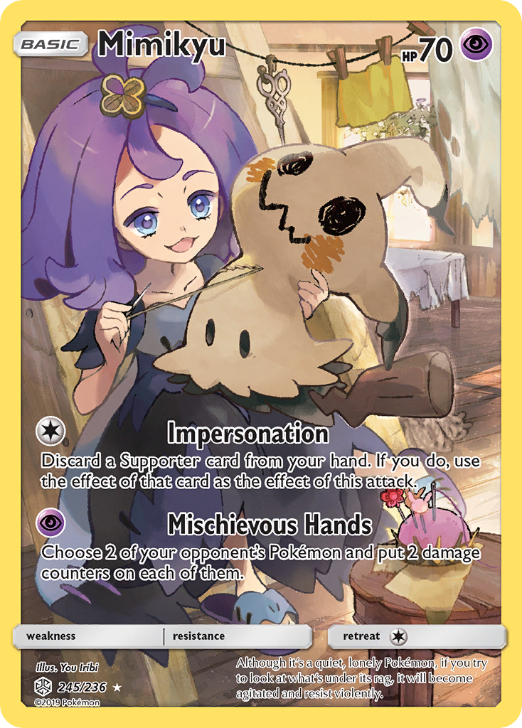 Mimikyu (245/236) [Sun & Moon: Cosmic Eclipse] - Waypoint Games CA