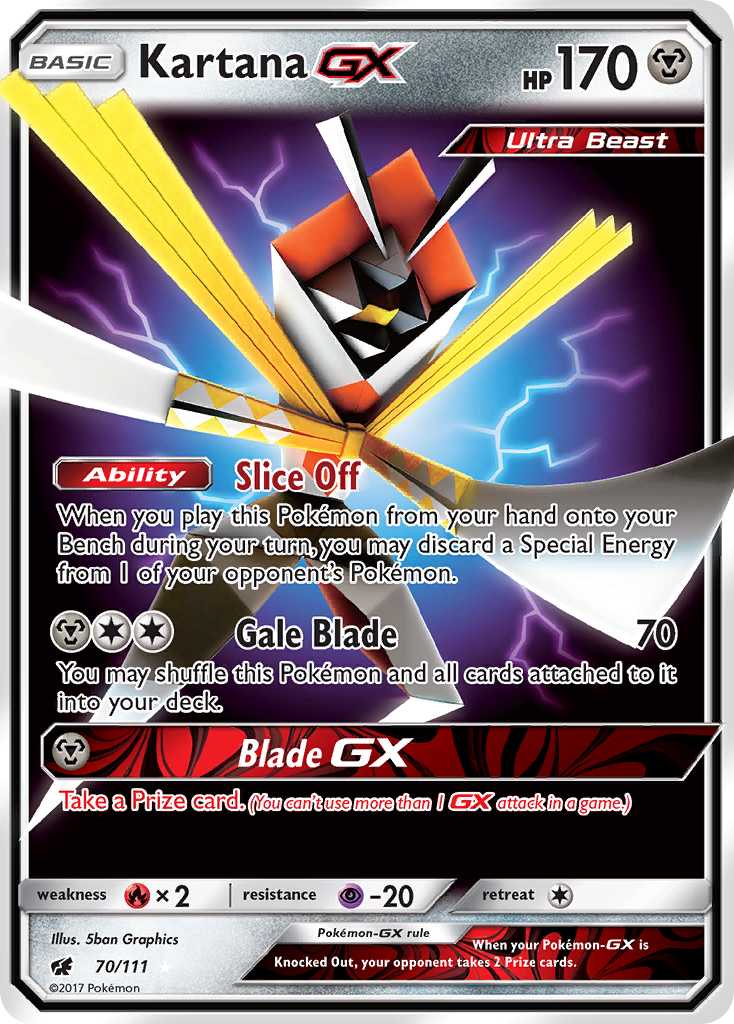 Kartana GX (70/111) [Sun & Moon: Crimson Invasion] - Waypoint Games CA