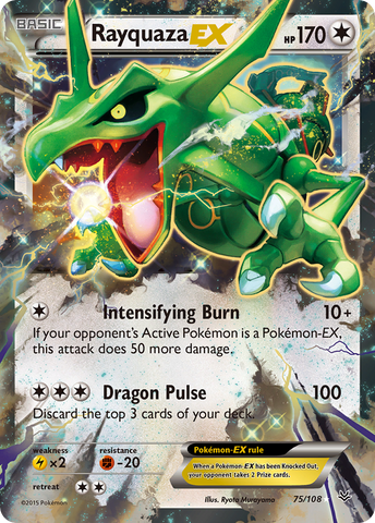 Rayquaza EX (75/108) [XY: Roaring Skies] - Waypoint Games CA