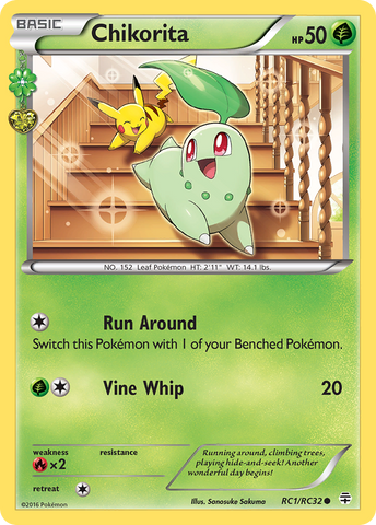 Chikorita (RC1/RC32) [XY: Generations] - Waypoint Games CA