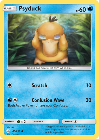 Psyduck (40/236) [Sun & Moon: Cosmic Eclipse] - Waypoint Games CA