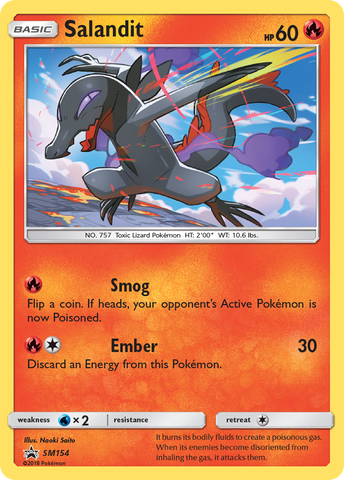 Salandit (SM154) [Sun & Moon: Black Star Promos] - Waypoint Games CA