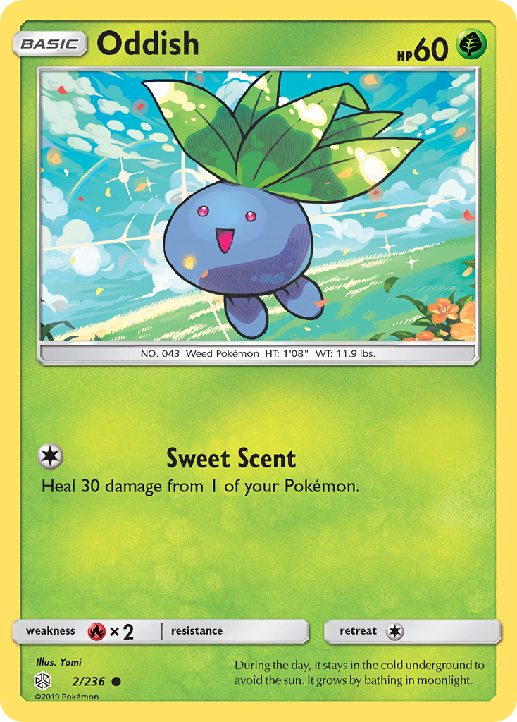 Oddish (2/236) [Sun & Moon: Cosmic Eclipse] - Waypoint Games CA