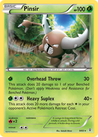 Pinsir (9/83) [XY: Generations] - Waypoint Games CA