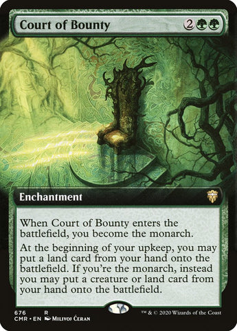 Court of Bounty (Extended Art) [Commander Legends] - Waypoint Games CA