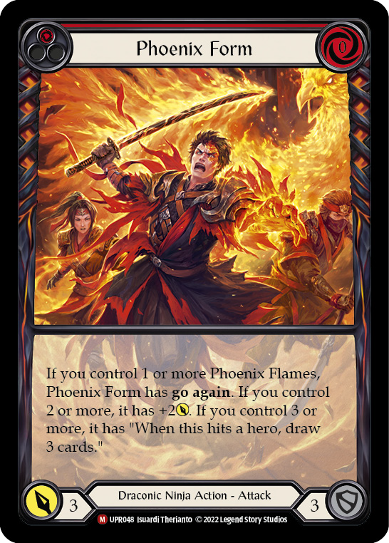Phoenix Form (Extended Art) [UPR048] (Uprising)  Rainbow Foil - Waypoint Games CA