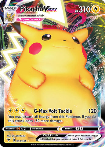 Pikachu VMAX (044/185) [Sword & Shield: Vivid Voltage] - Waypoint Games CA