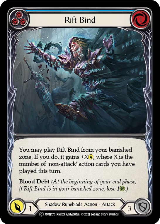 Rift Bind (Blue) [U-MON176] (Monarch Unlimited)  Unlimited Normal - Waypoint Games CA