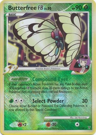 Butterfree FB LV.50 (17/147) (League Promo) [Platinum: Supreme Victors] - Waypoint Games CA