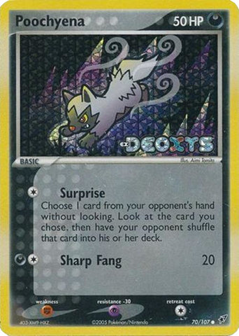 Poochyena (70/107) (Stamped) [EX: Deoxys] - Waypoint Games CA