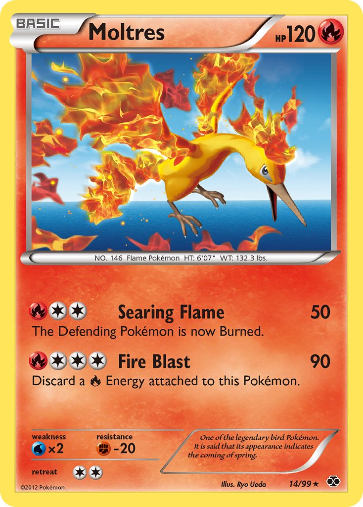 Moltres (14/99) (Blister Exclusive) [Black & White: Next Destinies] - Waypoint Games CA