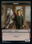 Insect // Soldier Double-sided Token [Dominaria United Tokens]