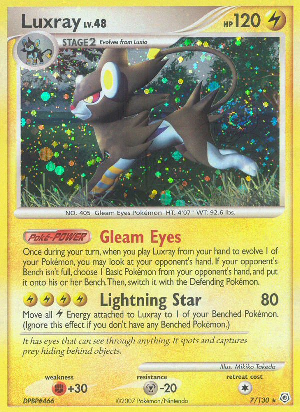 Luxray (7/130) [Diamond & Pearl: Base Set] - Waypoint Games CA
