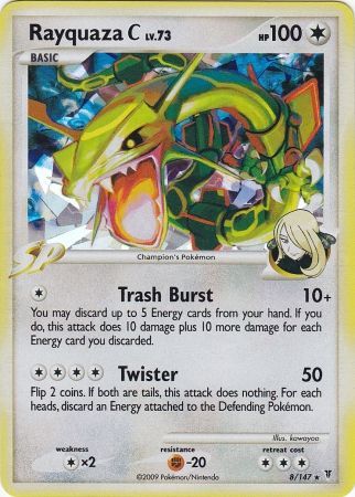 Rayquaza C (8/147) (Cracked Ice) [Platinum: Supreme Victors] - Waypoint Games CA