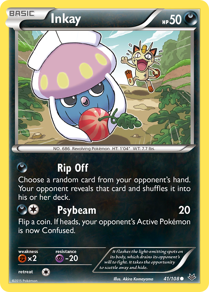 Inkay (41/108) [XY: Roaring Skies] - Waypoint Games CA