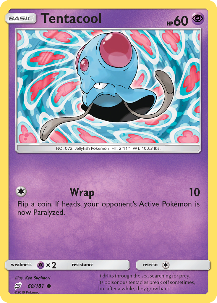 Tentacool (60/181) [Sun & Moon: Team Up] - Waypoint Games CA