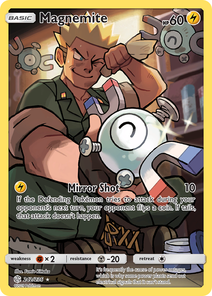 Magnemite (242/236) [Sun & Moon: Cosmic Eclipse] - Waypoint Games CA