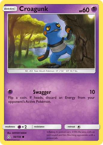 Croagunk (56/156) [Sun & Moon: Ultra Prism] - Waypoint Games CA