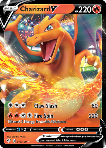 Charizard V (019/189) [Sword & Shield: Darkness Ablaze] - Waypoint Games CA
