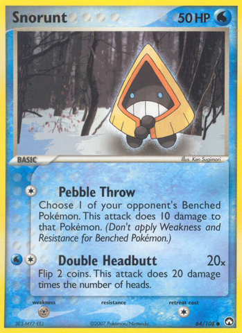 Snorunt (64/108) [EX: Power Keepers] - Waypoint Games CA