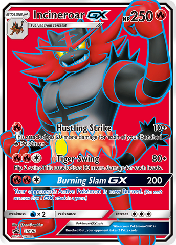 Incineroar GX (SM38) [Sun & Moon: Black Star Promos] - Waypoint Games CA