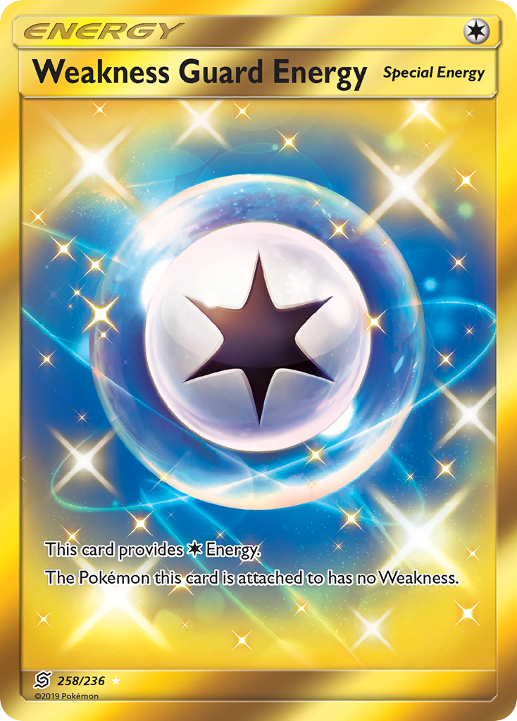 Weakness Guard Energy (258/236) [Sun & Moon: Unified Minds] - Waypoint Games CA
