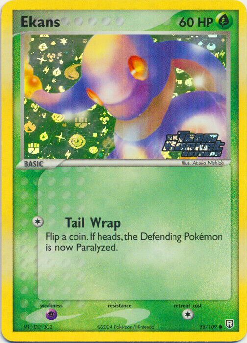 Ekans (55/109) (Stamped) [EX: Team Rocket Returns] - Waypoint Games CA