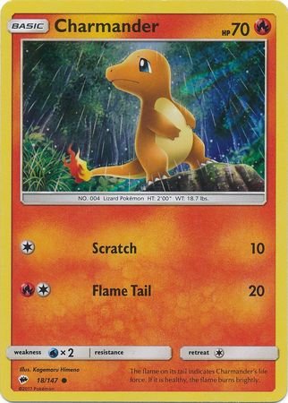 Charmander (18/147) (Premium Collection Promo) [Sun & Moon: Burning Shadows] - Waypoint Games CA