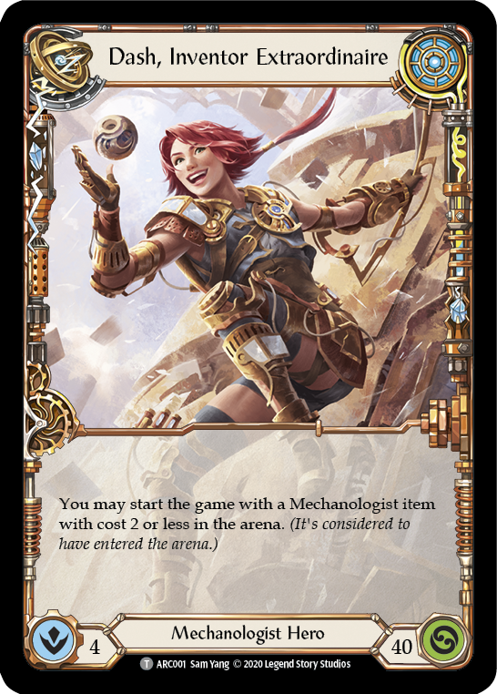 Dash // Dash, Inventor Extraordinaire [U-ARC002 // U-ARC001] (Arcane Rising Unlimited)  Unlimited Normal - Waypoint Games CA