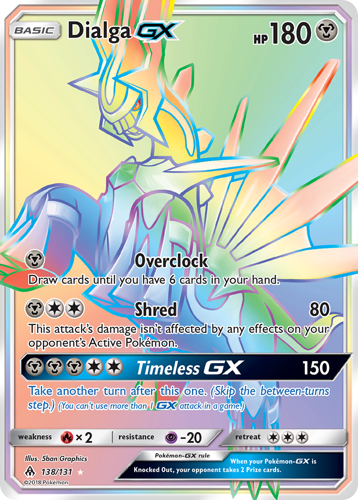 Dialga GX (138/131) [Sun & Moon: Forbidden Light] - Waypoint Games CA